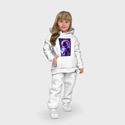 Детский костюм оверсайз Космический астронавт, цвет: белый — фото 2