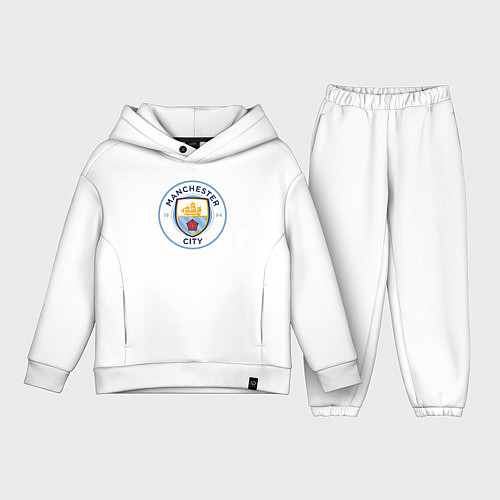 Детский костюм оверсайз Manchester City FC / Белый – фото 1