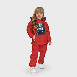 Детский костюм оверсайз Ниссан, цвет: красный — фото 2