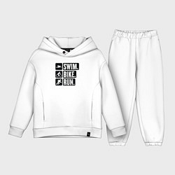 Детский костюм оверсайз Swim bike run