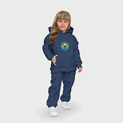 Детский костюм оверсайз ВДВ символ, цвет: тёмно-синий — фото 2