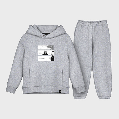 Детский костюм оверсайз Миямото Мусаси бродяга / Меланж – фото 1