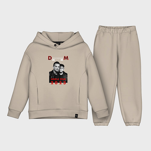 Детский костюм оверсайз Depeche Mode - Memento Mori Dave and Martin / Миндальный – фото 1
