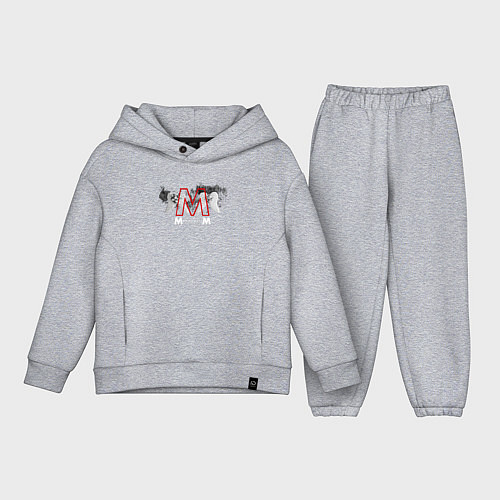 Детский костюм оверсайз Depeche Mode - Memento Mori Angels / Меланж – фото 1