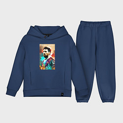 Детский костюм оверсайз Lionel Messi - football - striker, цвет: тёмно-синий