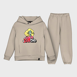 Детский костюм оверсайз Барби - зомби