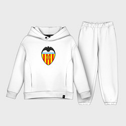 Детский костюм оверсайз Valencia fc sport, цвет: белый