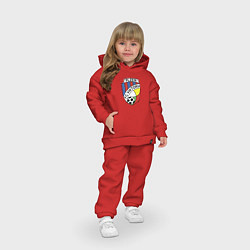 Детский костюм оверсайз Viktoria fc sport, цвет: красный — фото 2