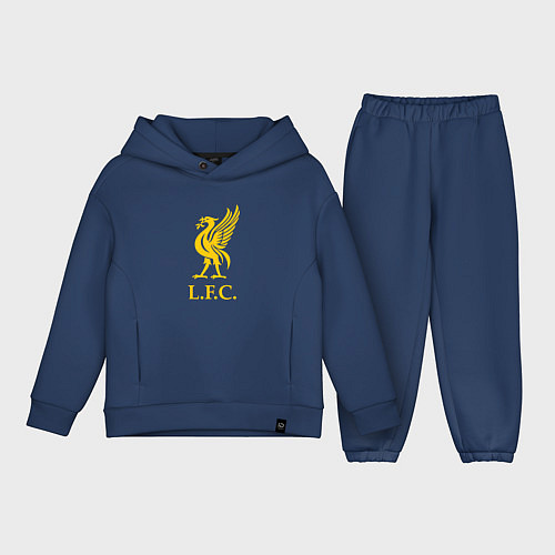 Детский костюм оверсайз Liverpool sport fc / Тёмно-синий – фото 1