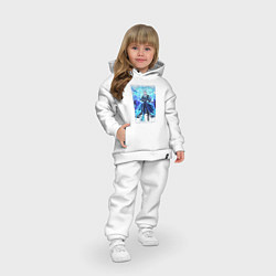 Детский костюм оверсайз Невиллет из Геншин Импакт, цвет: белый — фото 2