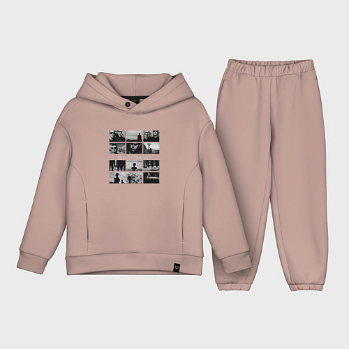 Детский костюм оверсайз Depeche Mode Pimpf / Пыльно-розовый – фото 1