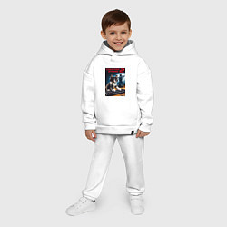 Детский костюм оверсайз Counter strike 2 - kitten, цвет: белый — фото 2