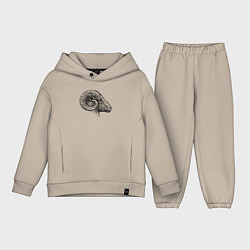 Детский костюм оверсайз Профиль барана