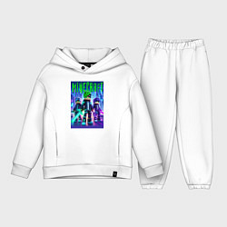 Детский костюм оверсайз Cyberpunk and Minecraft - collaboration