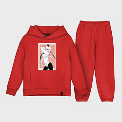 Детский костюм оверсайз Человек бензопила Пауэр в офисном костюме