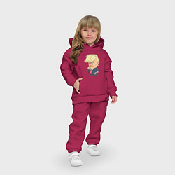 Детский костюм оверсайз Мистер Трамп, цвет: маджента — фото 2