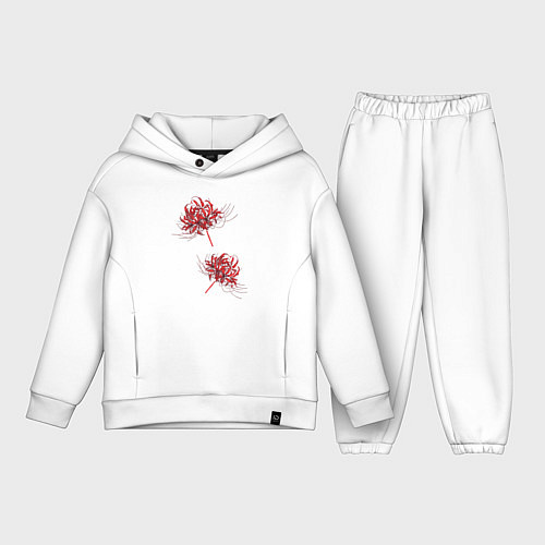 Детский костюм оверсайз Токийский гуль Паучья лилия / Белый – фото 1