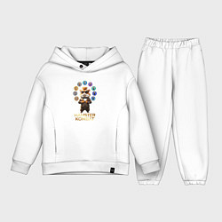 Детский костюм оверсайз Lord hamster kombat, цвет: белый