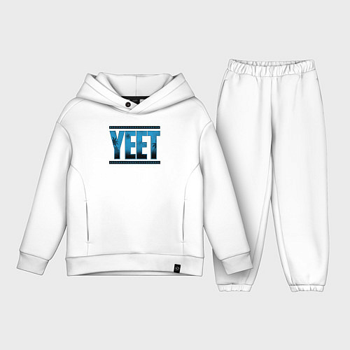 Детский костюм оверсайз Jey Uso yeet wwe / Белый – фото 1