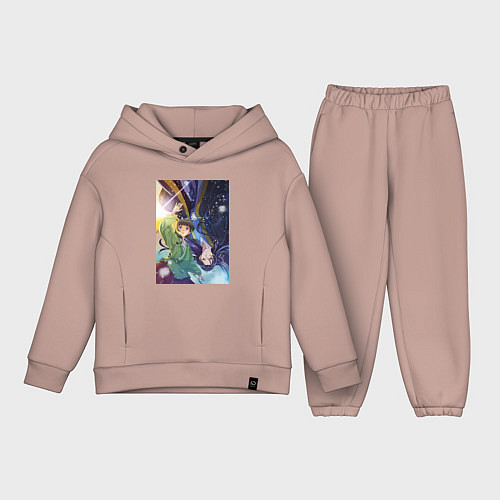 Детский костюм оверсайз Монолог фармацевта Маомао Жэньши / Пыльно-розовый – фото 1