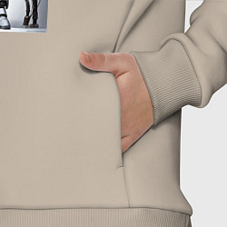 Детский костюм оверсайз Cyber Lenin - armor on suction cups, цвет: миндальный — фото 2