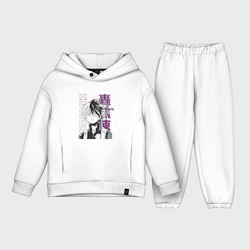 Детский костюм оверсайз Моя геройская академия Шото Тодороки / Белый – фото 1