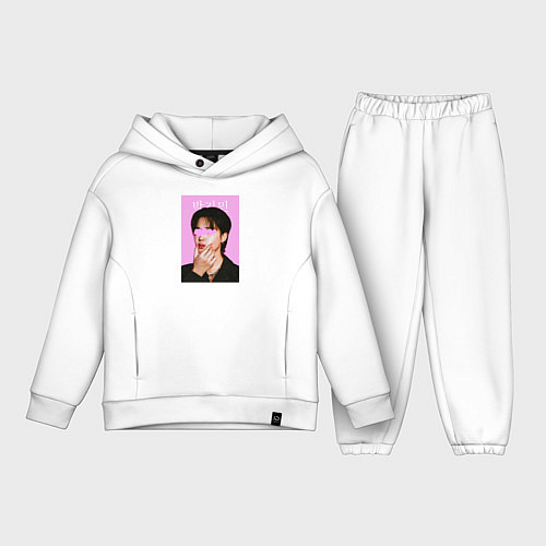 Детский костюм оверсайз Чимин BTS / Белый – фото 1