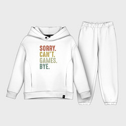 Детский костюм оверсайз Извини не могу игры пока