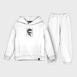 Детский костюм оверсайз Череп в листве