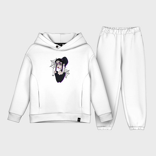 Детский костюм оверсайз Лидия - Битлджус / Белый – фото 1