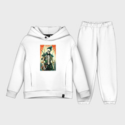 Детский костюм оверсайз Готический скелет - хэллоуин