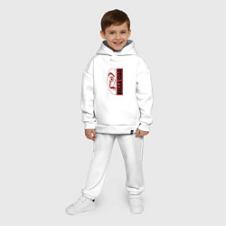 Детский костюм оверсайз Bella ciao - money heist, цвет: белый — фото 2