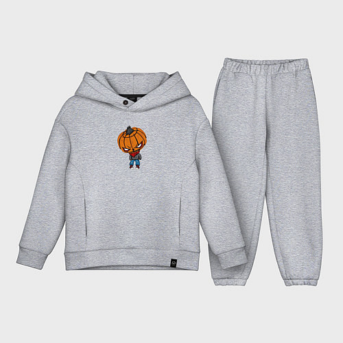 Детский костюм оверсайз Sigma boy is Halloween / Меланж – фото 1