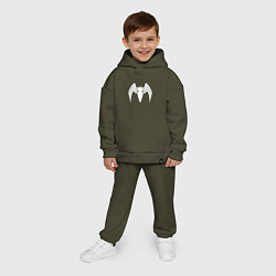 Детский костюм оверсайз Venom spider logo, цвет: хаки — фото 2