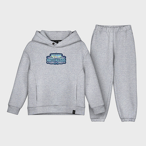 Детский костюм оверсайз Зимние праздники / Меланж – фото 1