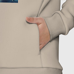 Детский костюм оверсайз Harry Potter and owl - ai art fantasy, цвет: миндальный — фото 2