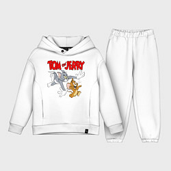 Детский костюм оверсайз Том и Джерри - погоня