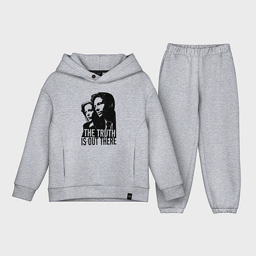 Детский костюм оверсайз Fox and Dana / Меланж – фото 1