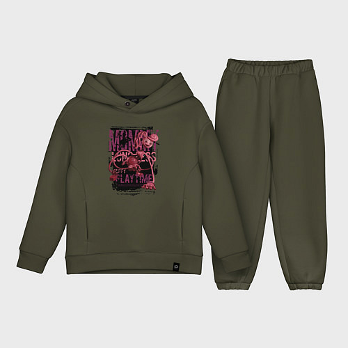 Детский костюм оверсайз Мамочка длинные ноги из Poppy Playtime / Хаки – фото 1