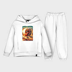 Детский костюм оверсайз Rolling Stones - stylization of the logo