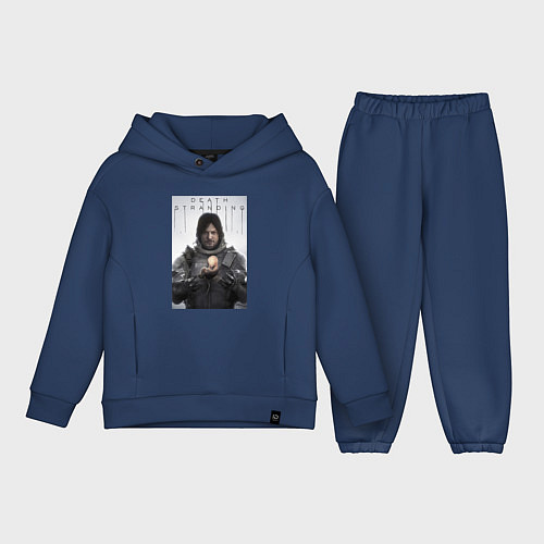 Детский костюм оверсайз Death Stranding - Norman Reedus / Тёмно-синий – фото 1