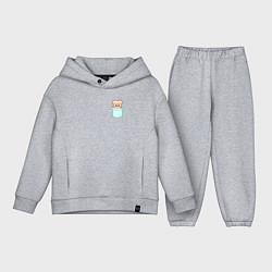 Детский костюм оверсайз PuppyM in pocket, цвет: меланж