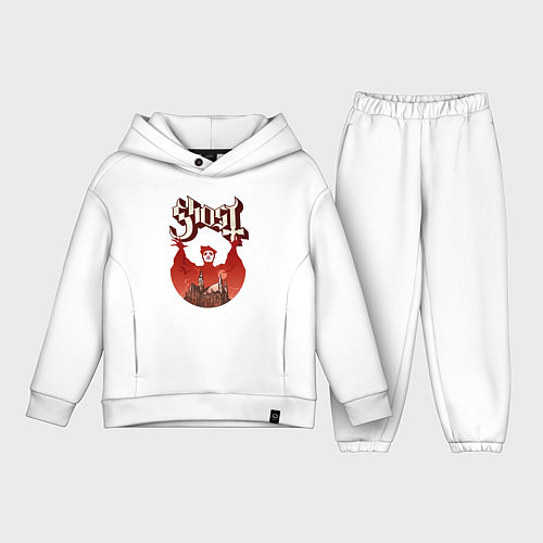 Детский костюм оверсайз Ghost - Cardinal Copia / Белый – фото 1