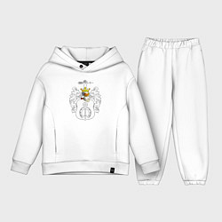 Детский костюм оверсайз Тоцкие, цвет: белый