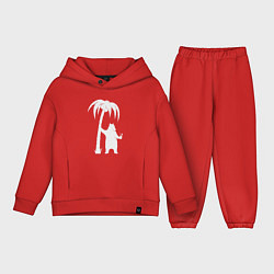 Детский костюм оверсайз Мишка возле пальмы