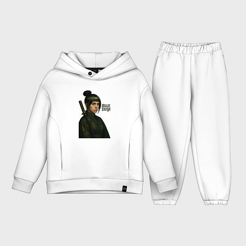 Детский костюм оверсайз Билли Айлиш ниндзя / Белый – фото 1