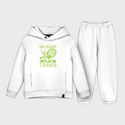 Детский костюм оверсайз Есть спать играть в теннис