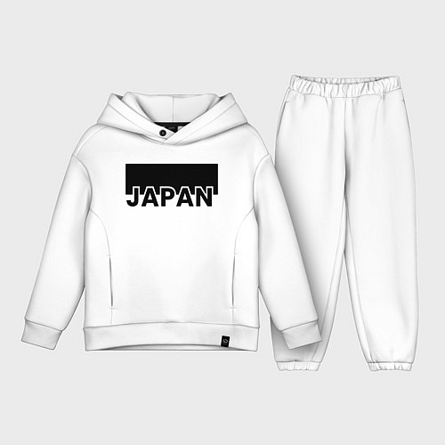 Детский костюм оверсайз Japan / Белый – фото 1