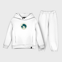 Детский костюм оверсайз Компьютерщик Мосс, цвет: белый
