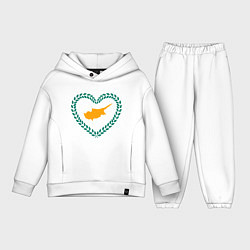 Детский костюм оверсайз Кипр в сердце